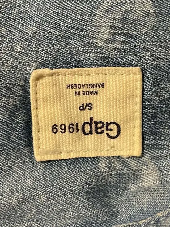 Gap 1969 Denim Bandana Print Short Sleeve Shirtdress with Pockets Sz S - Picture 4 of 7